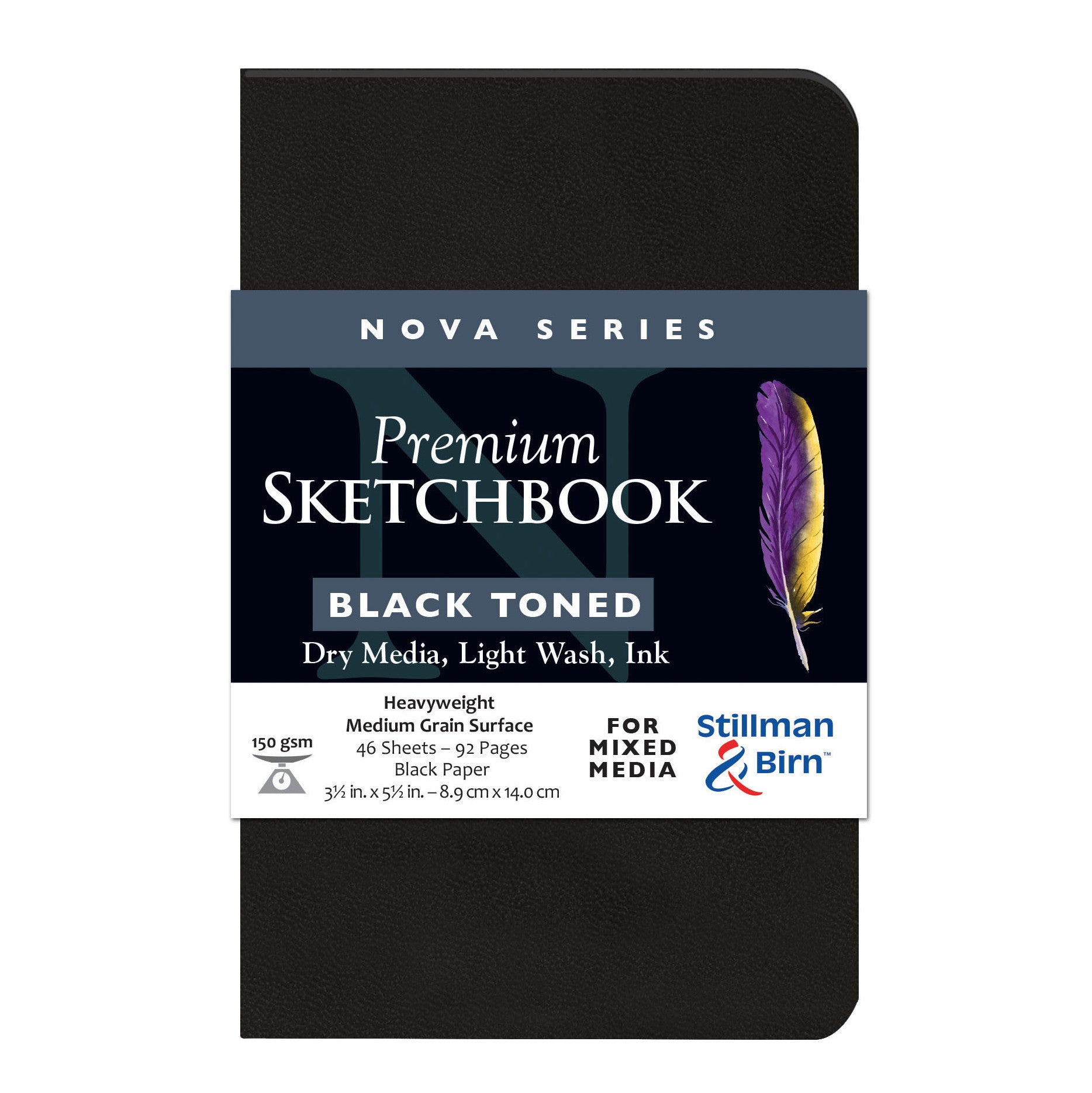 Nova Black Toned Premium Sketchbook by Stillman & Birn